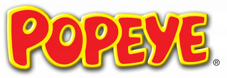 Popeye Red and Yellow Logo